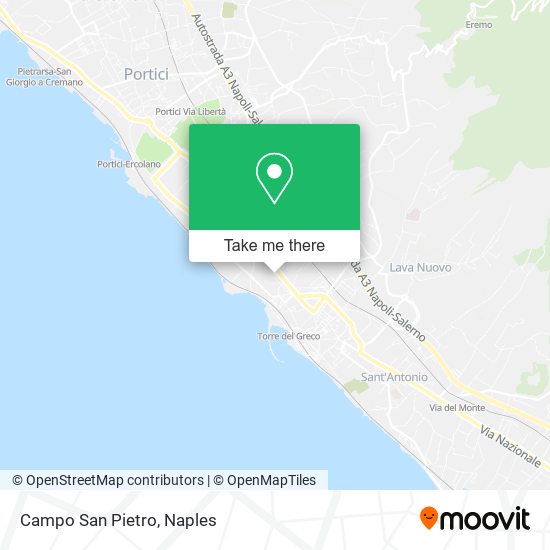 Campo San Pietro map