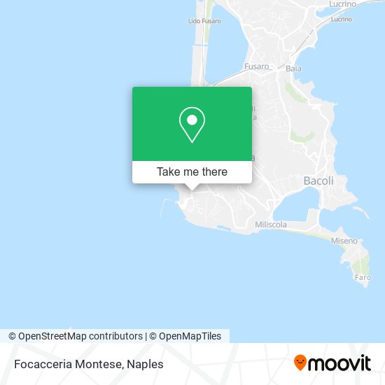 Focacceria Montese map