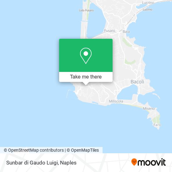Sunbar di Gaudo Luigi map