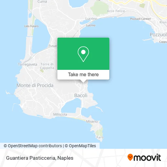 Guantiera Pasticceria map