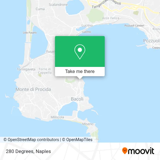 280 Degrees map