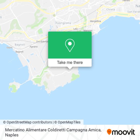 Mercatino Alimentare Coldiretti Campagna Amica map