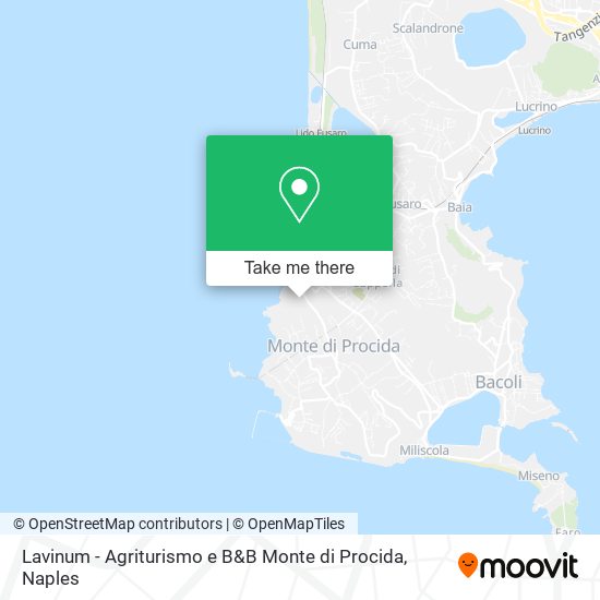 Lavinum - Agriturismo e B&B Monte di Procida map