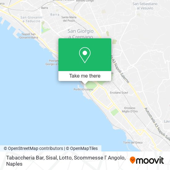 Tabaccheria Bar, Sisal, Lotto, Scommesse l' Angolo map