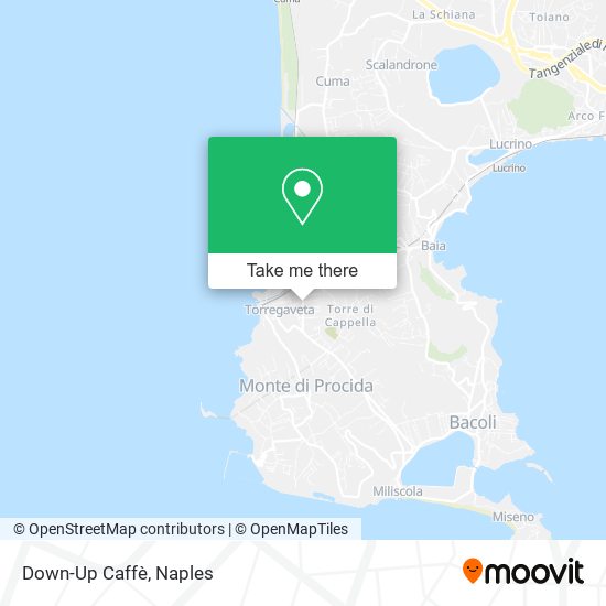 Down-Up Caffè map