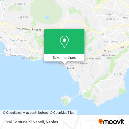 Cral Comune di Napoli map