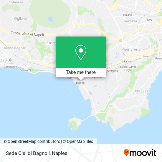 Sede Cisl di Bagnoli map