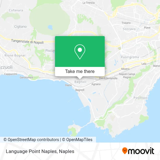 Language Point Naples map