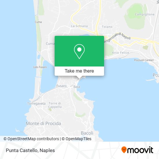 Punta Castello map