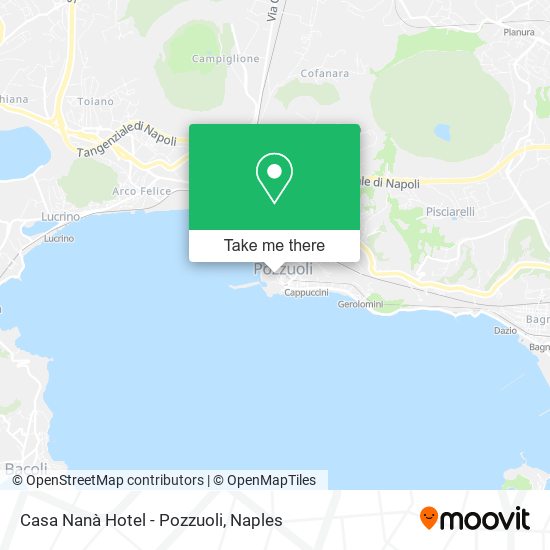 Casa Nanà Hotel - Pozzuoli map