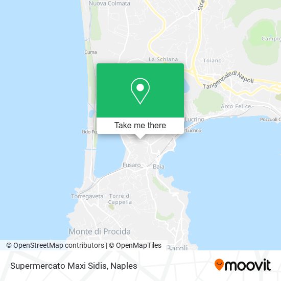 Supermercato Maxi Sidis map