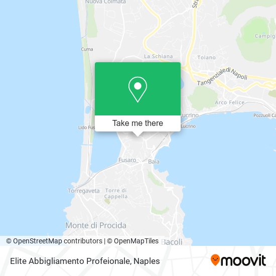 Elite Abbigliamento Profeionale map