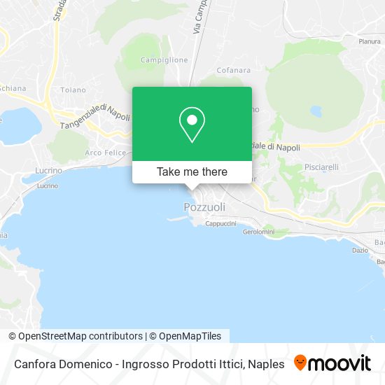 Canfora Domenico - Ingrosso Prodotti Ittici map