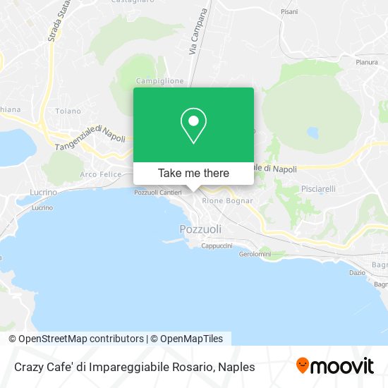 Crazy Cafe' di Impareggiabile Rosario map