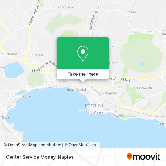 Center Service Money map