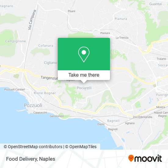 Food Delivery map