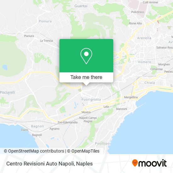 Centro Revisioni Auto Napoli map