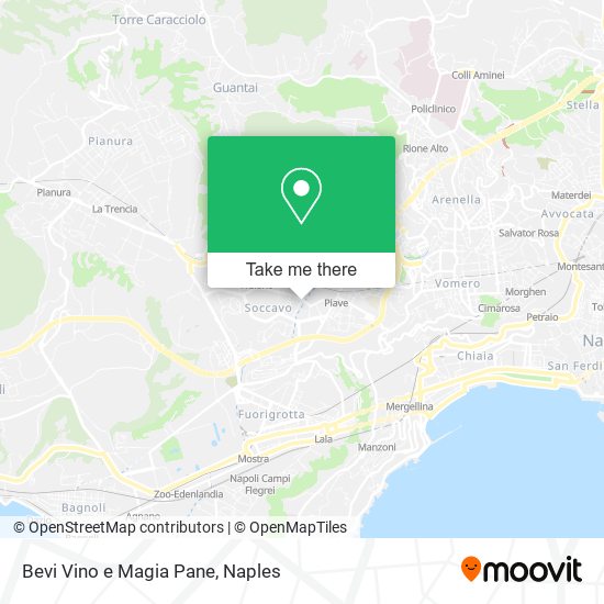 Bevi Vino e Magia Pane map