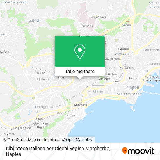 Biblioteca Italiana per Ciechi Regina Margherita map