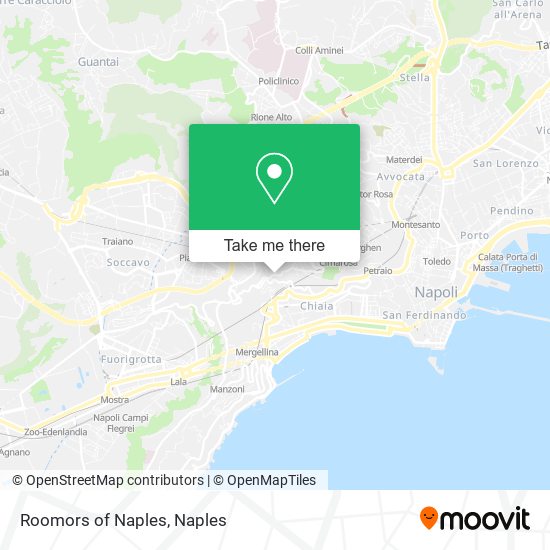 Roomors of Naples map