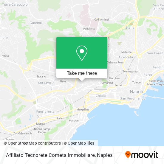 Affiliato Tecnorete Cometa Immobiliare map