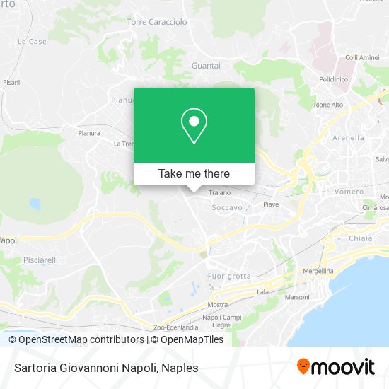 Sartoria Giovannoni Napoli map