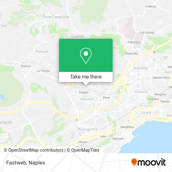 Fastweb map
