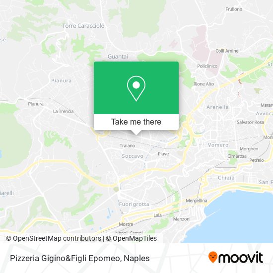 Pizzeria Gigino&Figli Epomeo map