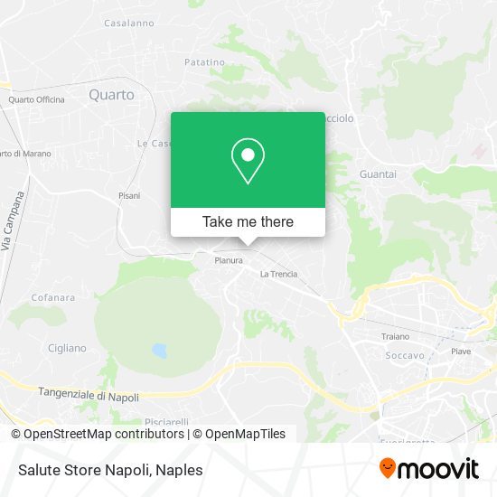 Salute Store Napoli map