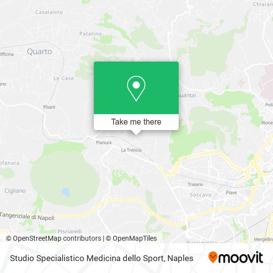 Studio Specialistico Medicina dello Sport map