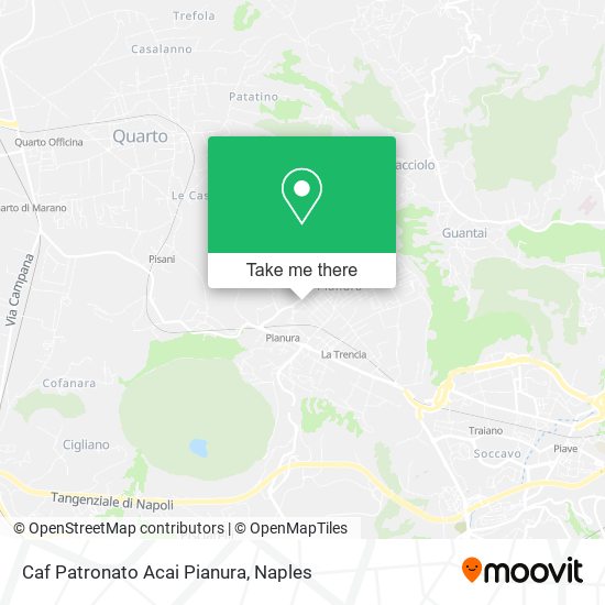 Caf Patronato Acai Pianura map