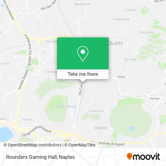 Rounders Gaming Hall map