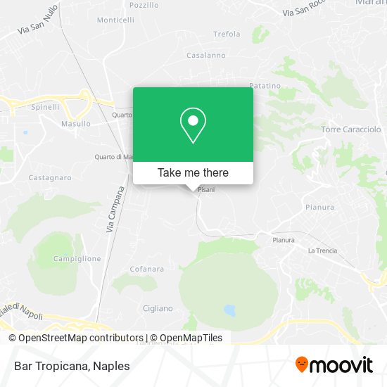 Bar Tropicana map