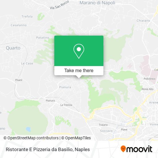 Ristorante E Pizzeria da Basilio map