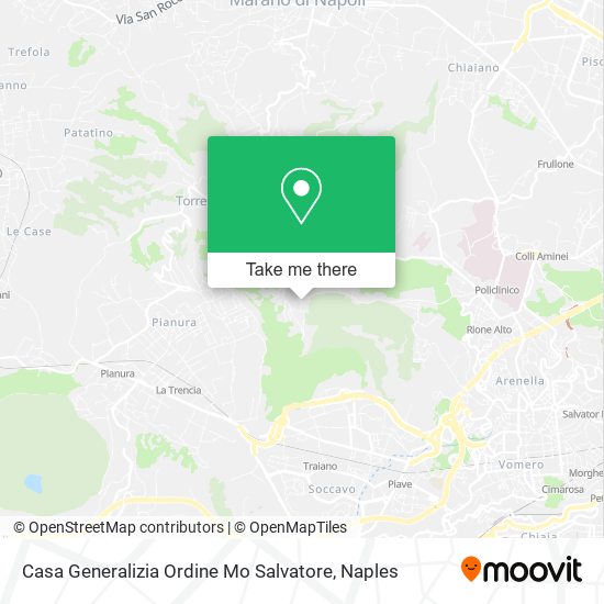 Casa Generalizia Ordine Mo Salvatore map