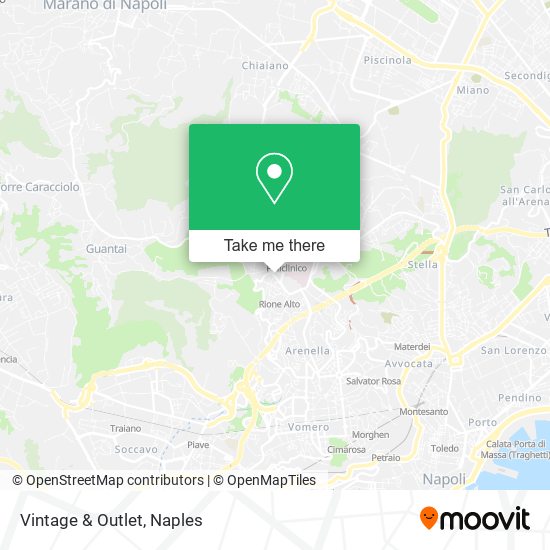 Vintage & Outlet map