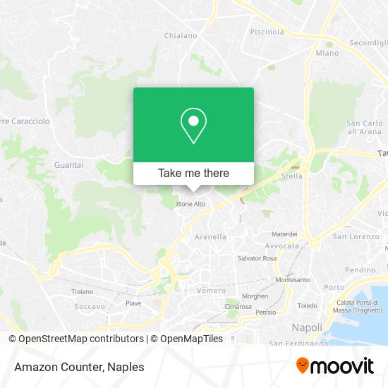 Amazon Counter map