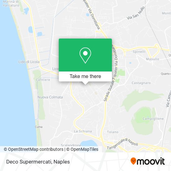 Deco Supermercati map