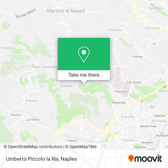 Umberto Piccolo la Ris map