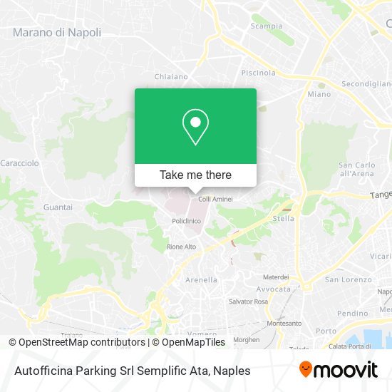 Autofficina Parking Srl Semplific Ata map