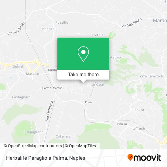 Herbalife Paragliola Palma map