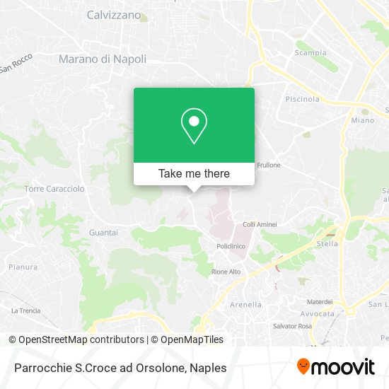 Parrocchie S.Croce ad Orsolone map