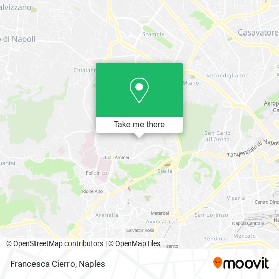 Francesca Cierro map
