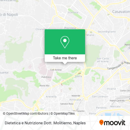 Dietetica e Nutrizione Dott. Molitierno map