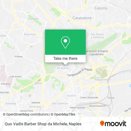 Quo Vadis Barber Shop da Michele map