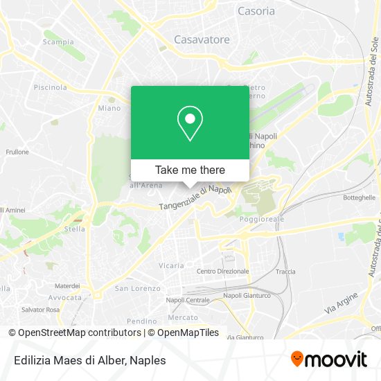 Edilizia Maes di Alber map