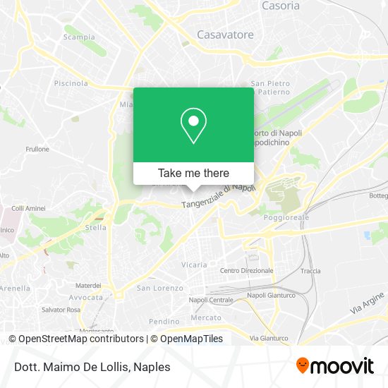 Dott. Maimo De Lollis map