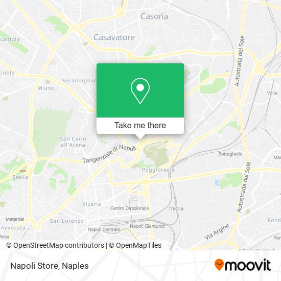 Napoli Store map