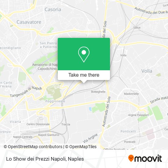 Lo Show dei Prezzi Napoli map