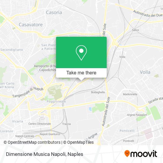 Dimensione Musica Napoli map
